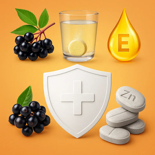 Quiet Strength: Daily Immune Wellness with Elderberry, Vitamin C, Vitamin E & Zinc