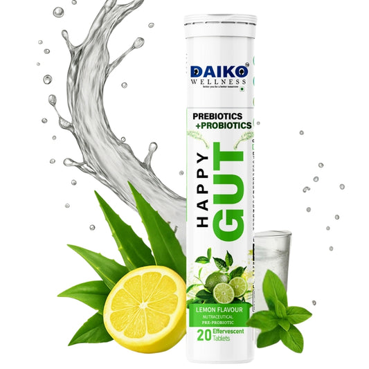 Daiko Wellness Happy Gut – Pre & Probiotic Effervescent Tablets