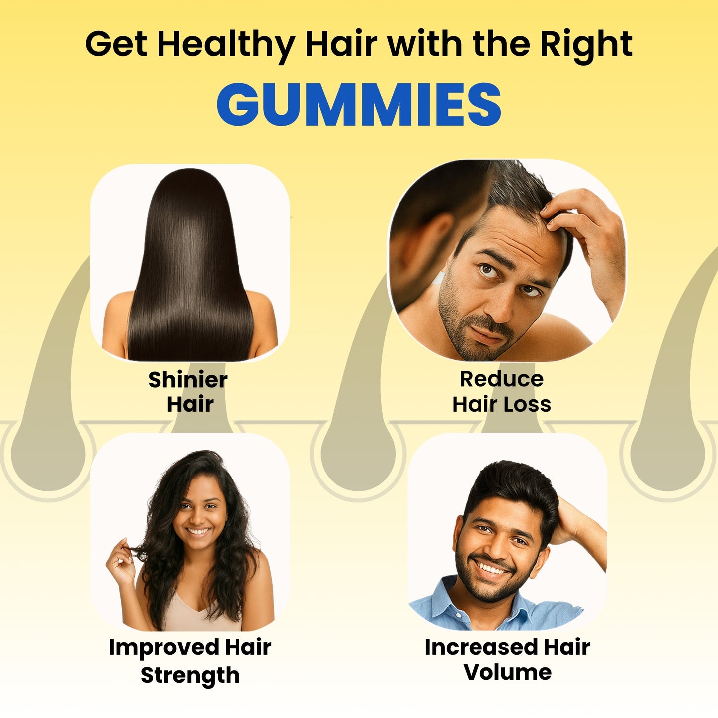 Daiko Wellness Amla Collagen + Biotin Gummies