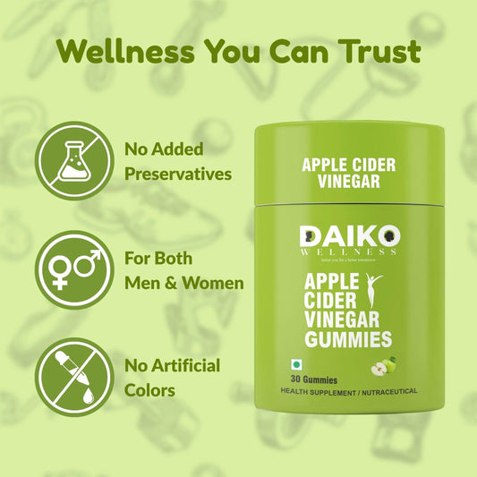 Daiko Wellness Apple Cider Vinegar Gummies - Daiko Wellness