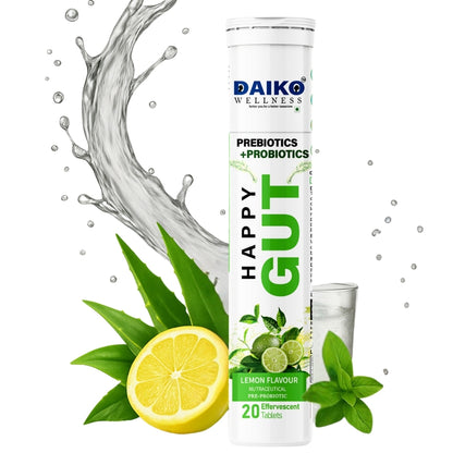 Daiko Wellness Happy Gut – Pre & Probiotic Effervescent Tablets