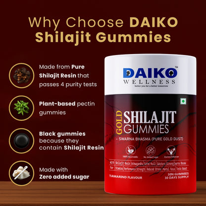 Daiko  Wellness Shilajit Gold Gummies